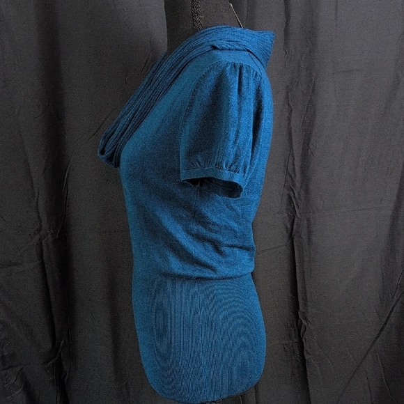 Express Blue Cowl Neck Women's Sweater. Medium. Nwt - Picture 3 of 6